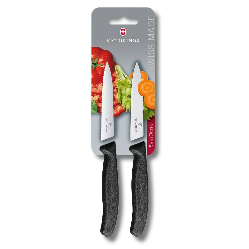 Victorinox Swiss Classic Straight & Wavy Edge Paring Knife Set