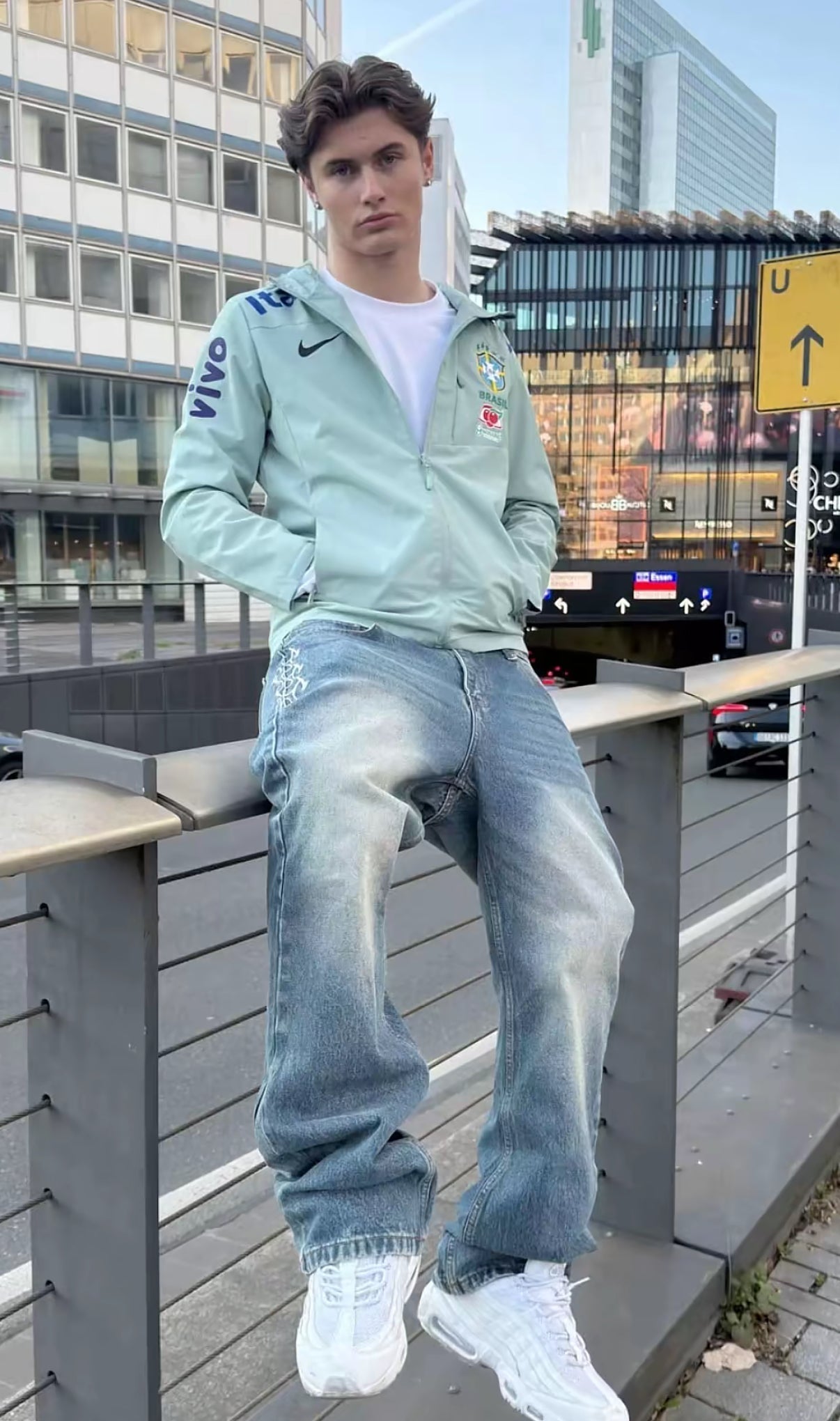 Brazil Green windbreaker Jacket