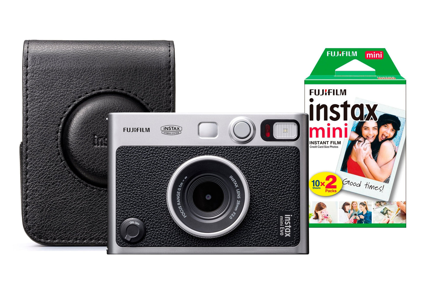 Fujifilm Instax Mini Evo Hybrid Instant Camera - Black