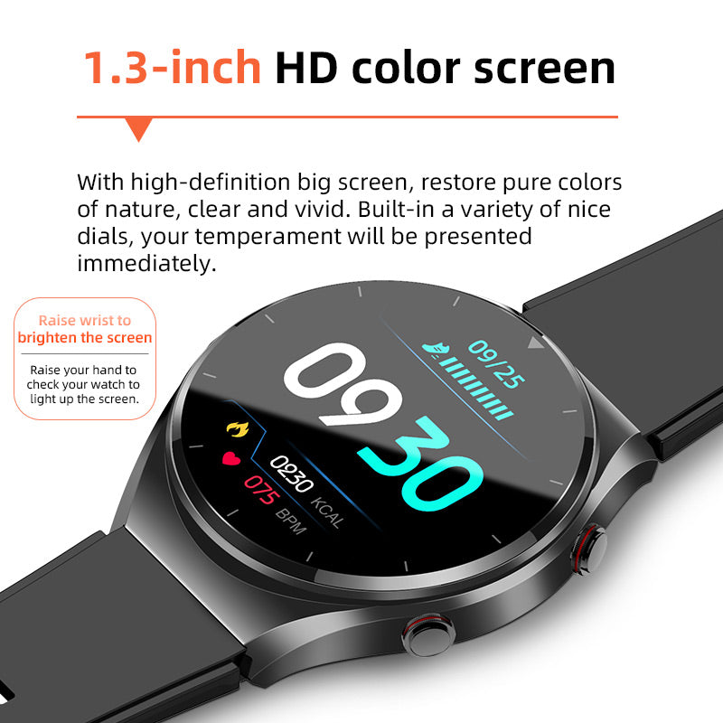 Essantials | One-Click Blood Sugar|Blood Glucose Blood Pressure ECG|ECG HRV Heart Rate Monitor Health Smart Watch