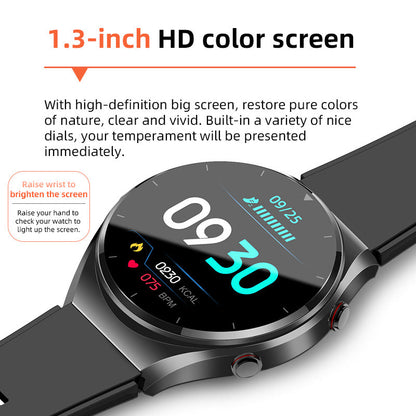 Essantials | One-Click Blood Sugar|Blood Glucose Blood Pressure ECG|ECG HRV Heart Rate Monitor Health Smart Watch