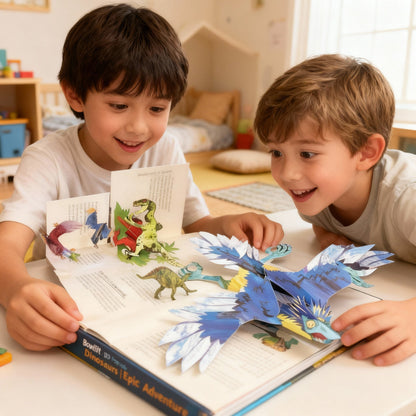 Essantials | 3D Pop-up Book Dinosaurs