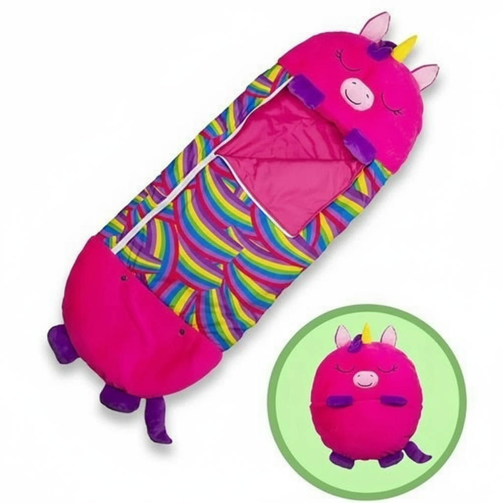 Foldable Kids' Sleeping Bag in Animal Shape – Snoozi