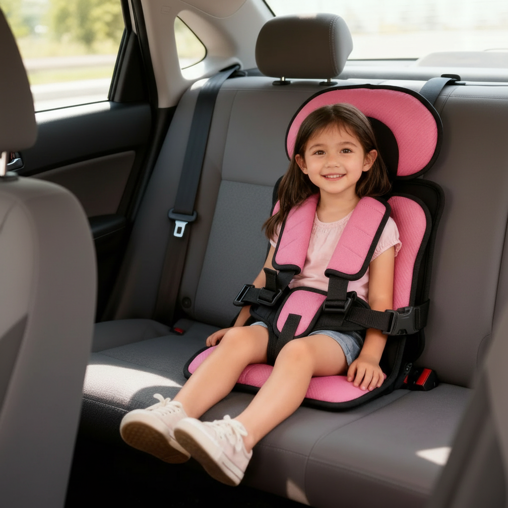 Essantials | Portable & Foldable Child Car Booster Seat
