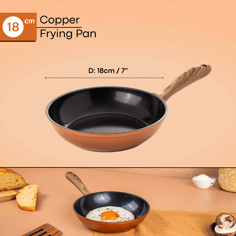 18cm Non-Stick Frying Pan, Nuovva