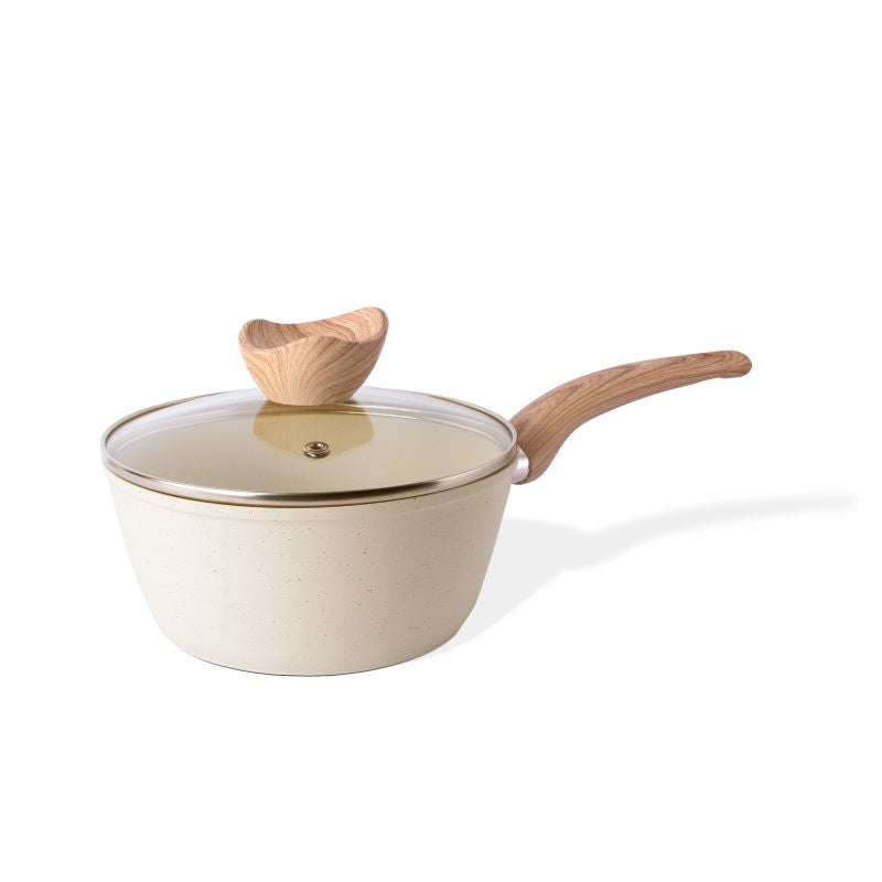 Non-Stick Saucepan with Lid (16cm, 18cm, 2-Piece & 3-Piece), Nuovva