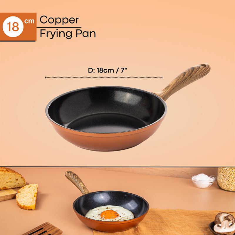 Induction Non-Stick Frying Pan (18cm, 20cm & 26cm), Nuovva