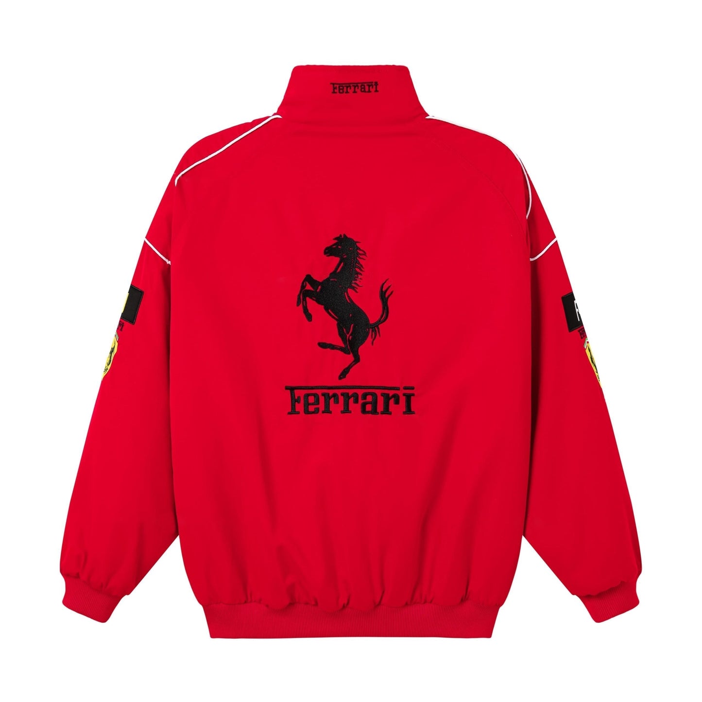 Rari F1 Racing Team Jacket – Red Scuderia Motorsport Zip-Up Coat