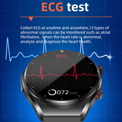 Essantials | One-Click Blood Sugar|Blood Glucose Blood Pressure ECG|ECG HRV Heart Rate Monitor Health Smart Watch