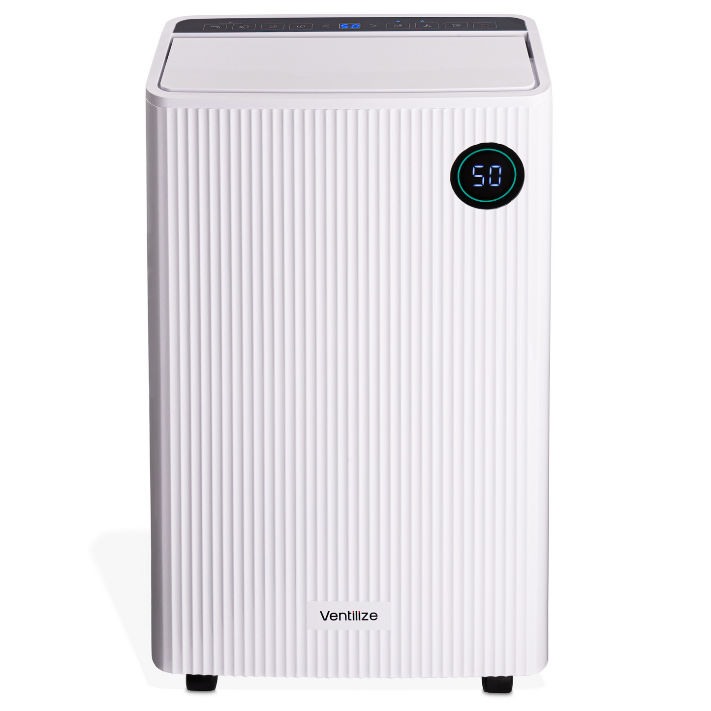 2-in-1 Dehumidifier with Active Carbon Filter & Smart Touch Control - 20L, by Ventilize