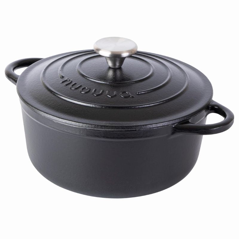 Enamelled Cast Iron Dutch Oven Casserole Pot, Nuovva