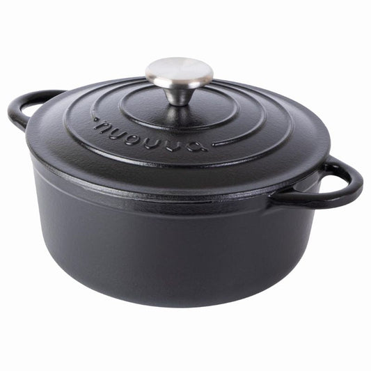 Enamelled Cast Iron Dutch Oven Casserole Pot, Nuovva