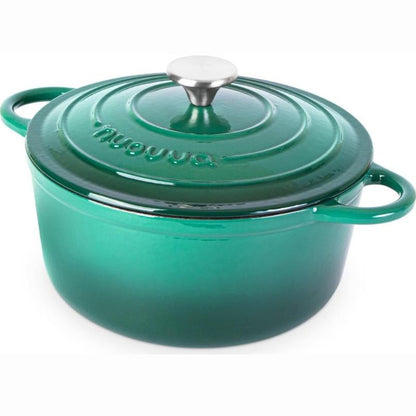 Enamelled Cast Iron Dutch Oven Casserole Pot (22cm, 24cm, 28cm & 30cm), Nuovva