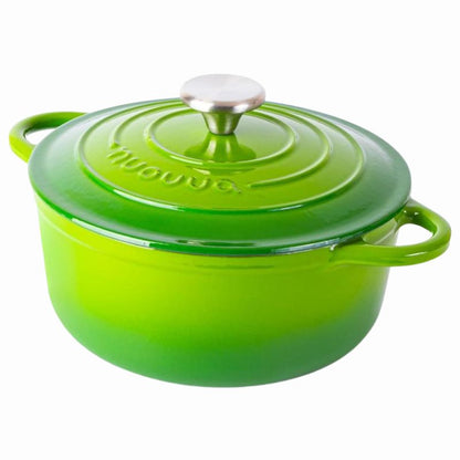 Enamelled Cast Iron Dutch Oven Casserole Pot, Nuovva