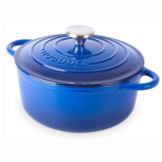 Enamelled Cast Iron Dutch Oven Casserole Pot, Nuovva