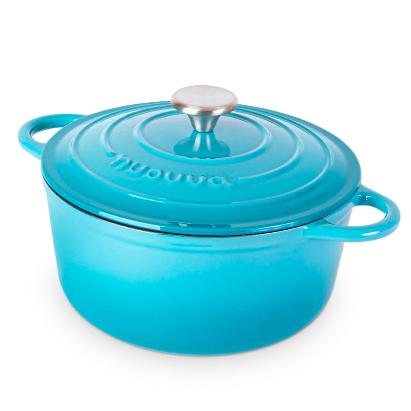 Enamelled Cast Iron Dutch Oven Casserole Pot, Nuovva