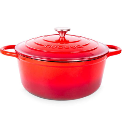 Enamelled Cast Iron Dutch Oven Casserole Pot, Nuovva