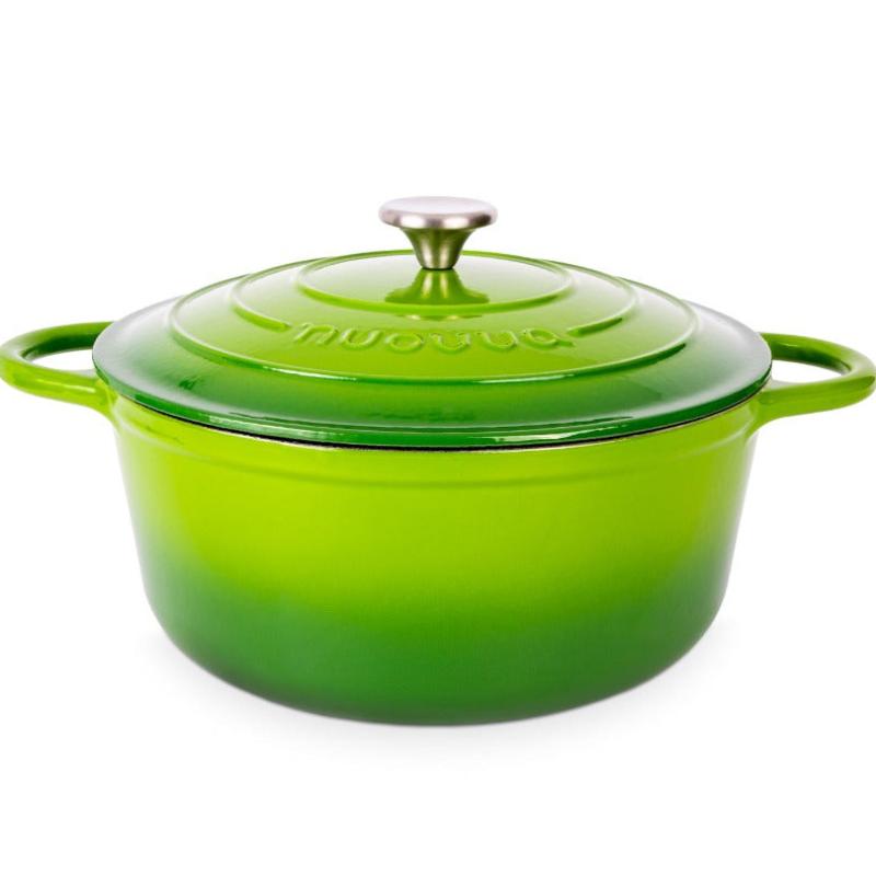 Enamelled Cast Iron Dutch Oven Casserole Pot, Nuovva