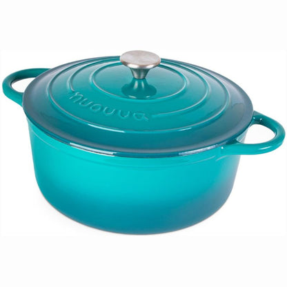 Enamelled Cast Iron Dutch Oven Casserole Pot, Nuovva