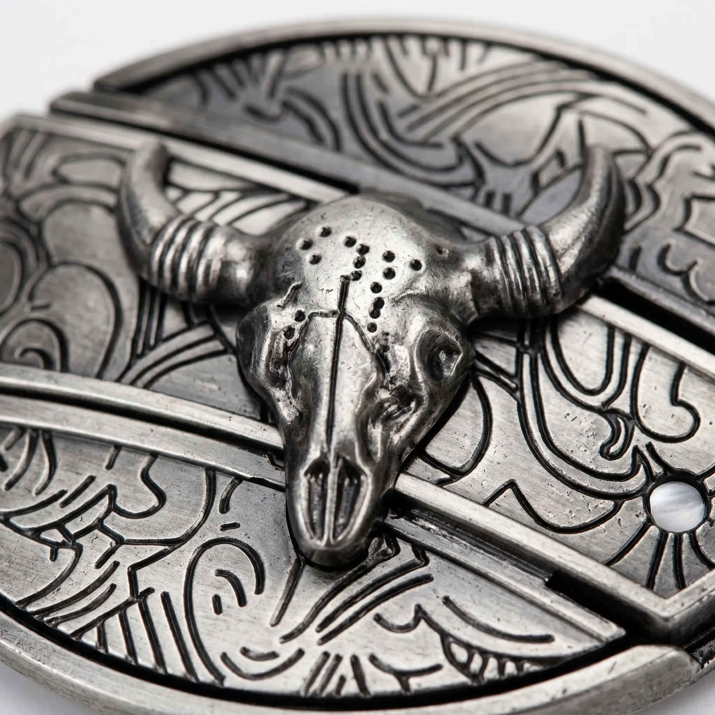 Essantials | Metal Oval Cowboys Belt Buckle