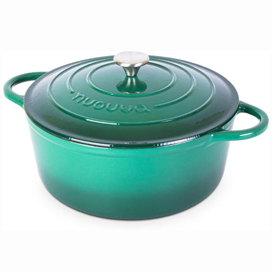 Enamelled Cast Iron Dutch Oven Casserole Pot, Nuovva