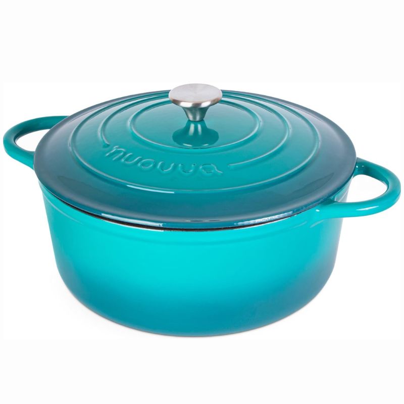 Enamelled Cast Iron Dutch Oven Casserole Pot, Nuovva
