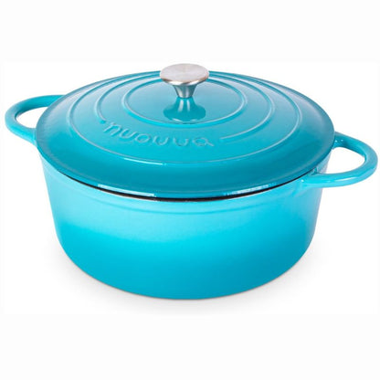 Enamelled Cast Iron Dutch Oven Casserole Pot, Nuovva