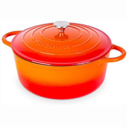 Enamelled Cast Iron Dutch Oven Casserole Pot, Nuovva