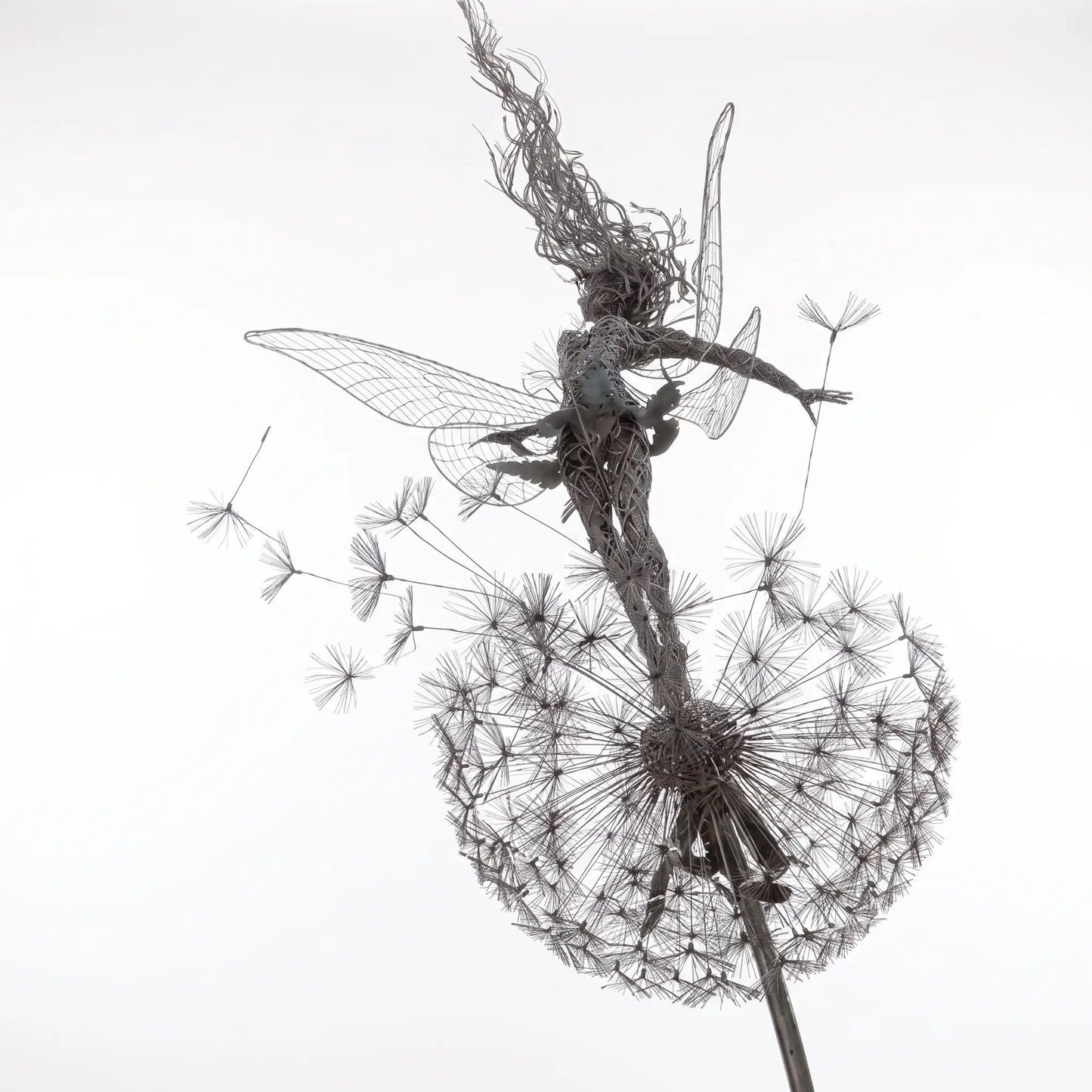 Essantials | Dancing Fairy Statue Steel - FairyDancer™