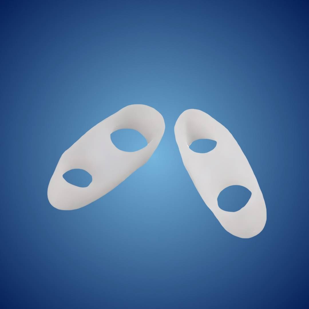 ToeGuard Orthopedic Toe Spacers | Bunionette Corrector - Little Toe Straightener - for Bunions - Hammertoe and Toe Alignment Bowlift