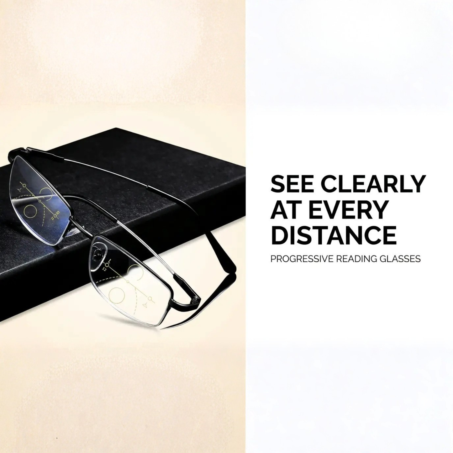 Essantials Intelligent Progressive Glasses for Clear Vision