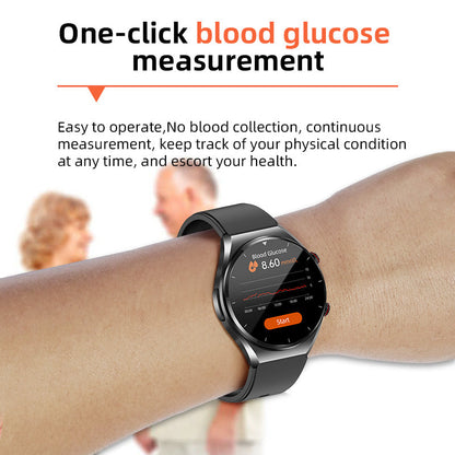 Essantials | One-Click Blood Sugar|Blood Glucose Blood Pressure ECG|ECG HRV Heart Rate Monitor Health Smart Watch