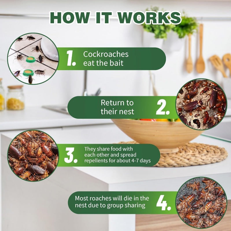 Essantials | Child- & Pet-Safe Roach Bait Discs