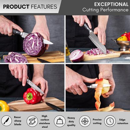 Professional High Carbon Steel Kitchen Knives (Single Knives & Sets), Nuovva