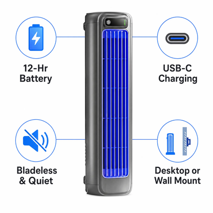 Essantials | AirWave – Portable  Air Conditioner with 12-Hour Cool Life