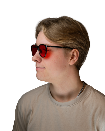 Nordic XL Black Frame Blue Light Glasses