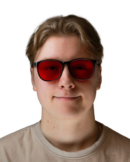 Nordic XL Black Frame Blue Light Glasses