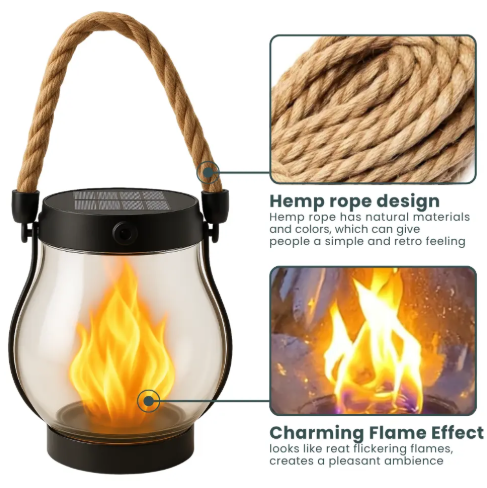 Essantials | Fire Seed Solar Light — Magical Flame Mood that Warms Your Heart and Enchants Every Night