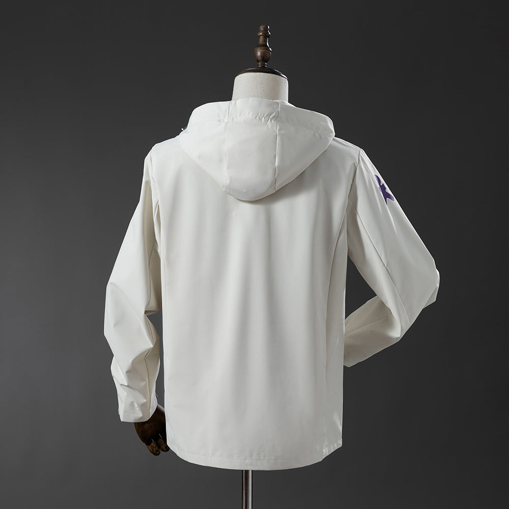 Brazil white  windbreaker Jacket