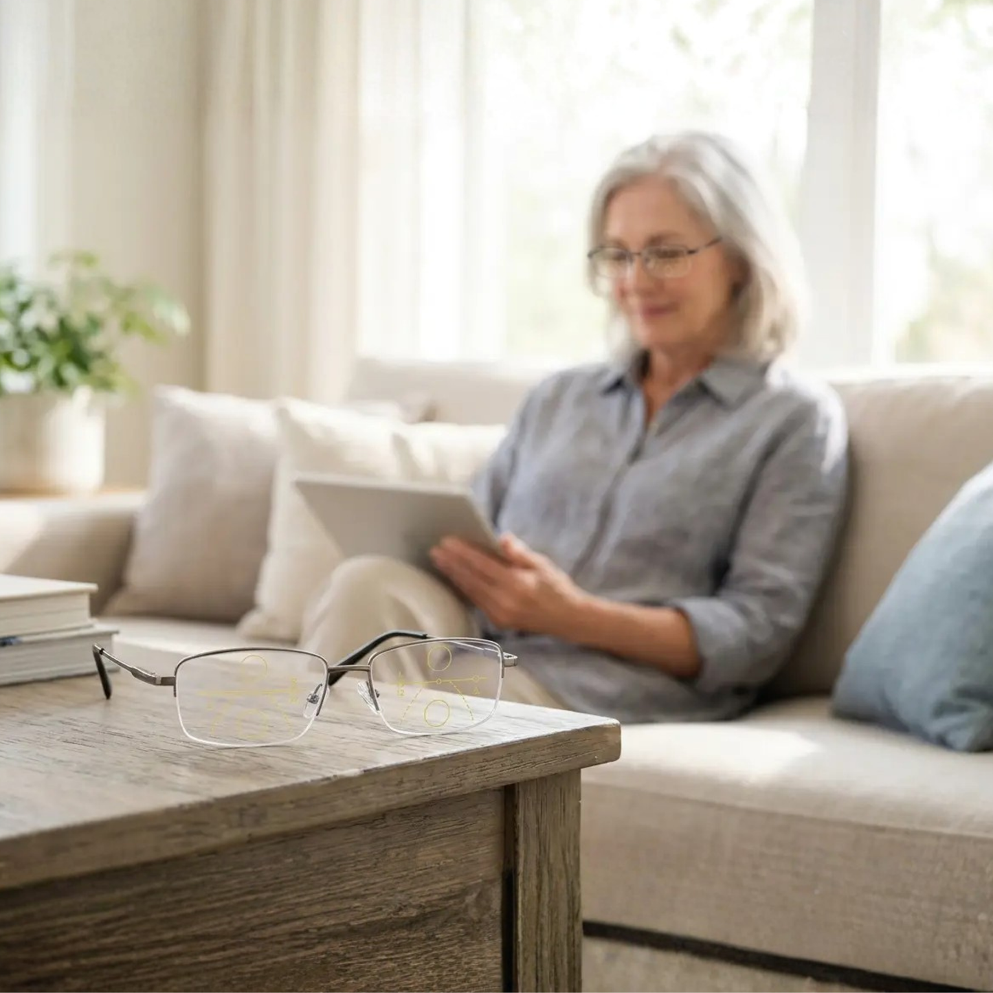 Essantials Intelligent Progressive Glasses for Clear Vision