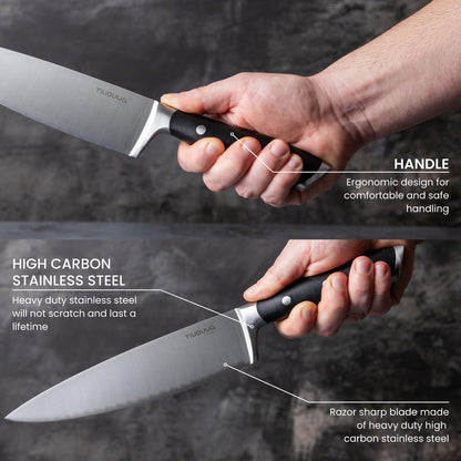 Professional High Carbon Steel Kitchen Knives (Single Knives & Sets), Nuovva