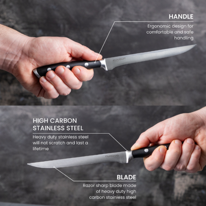 Professional High Carbon Steel Kitchen Knife (Multiple Variants), Nuovva