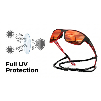 Essantials | PolarSport PRO+ Professional Polarised Sports Sunglasses – UV Protection & Scratch-Resistant Lenses