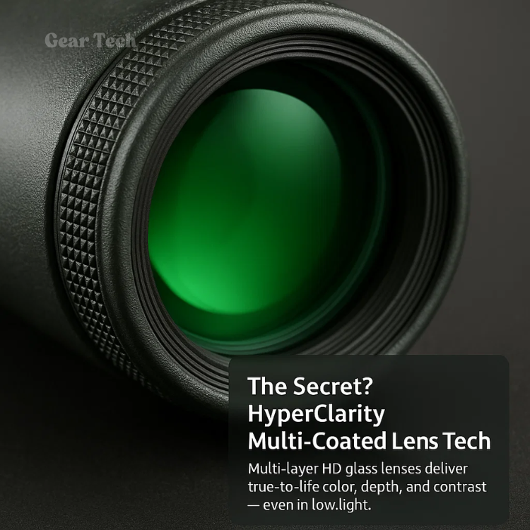 Essantials | Compact  Ultra-Zoom Monocular | HD Lens, Lightweight & Perfect for Hiking, Birdwatching, and Sports Events