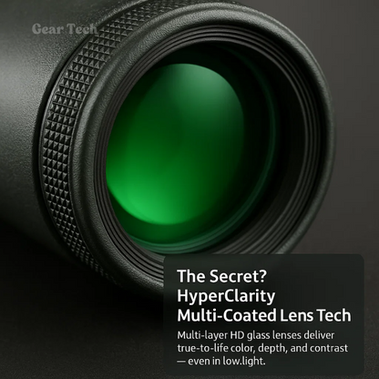 Essantials | Compact  Ultra-Zoom Monocular | HD Lens, Lightweight & Perfect for Hiking, Birdwatching, and Sports Events