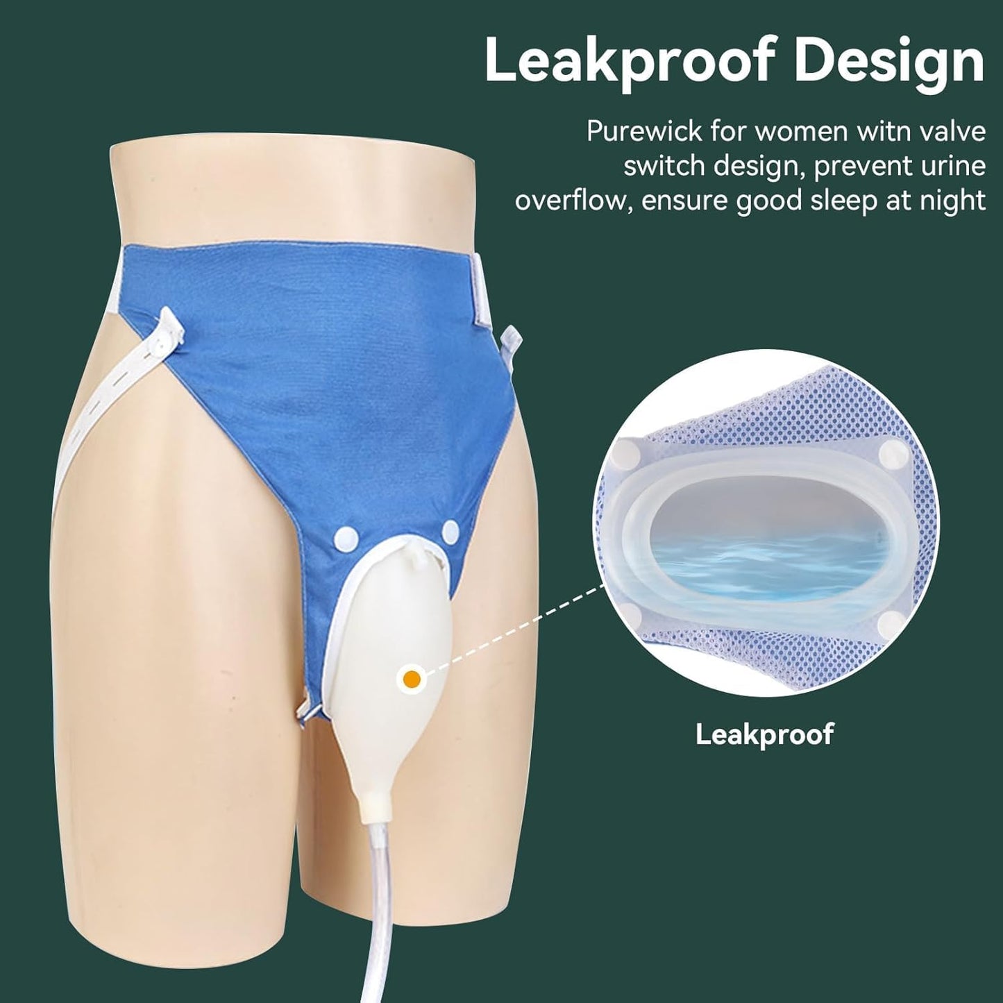 Essantials | Medical grade portable reusable urine drainage bag