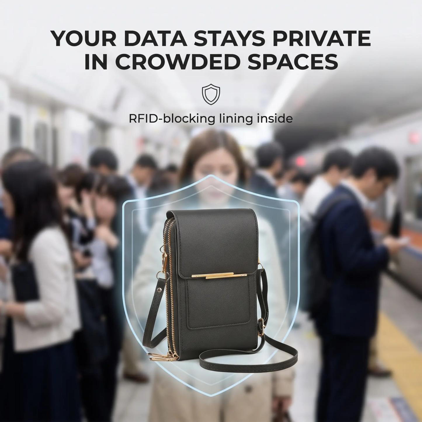 Essantials Anti-Theft Phone Wallet Bowlift