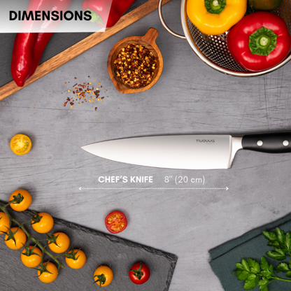 Professional High Carbon Steel Kitchen Knives (Single Knives & Sets), Nuovva