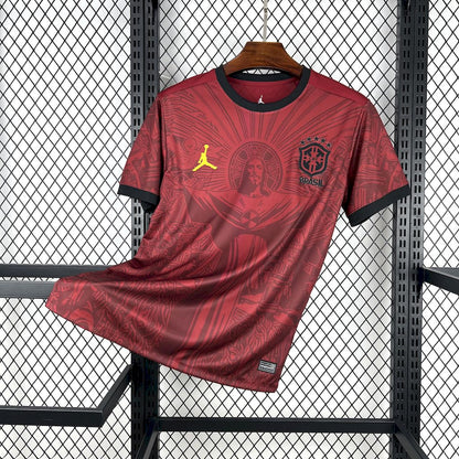 Brazil Jesus Christ the Redeemer Jordan Red Jersey 2025/2026