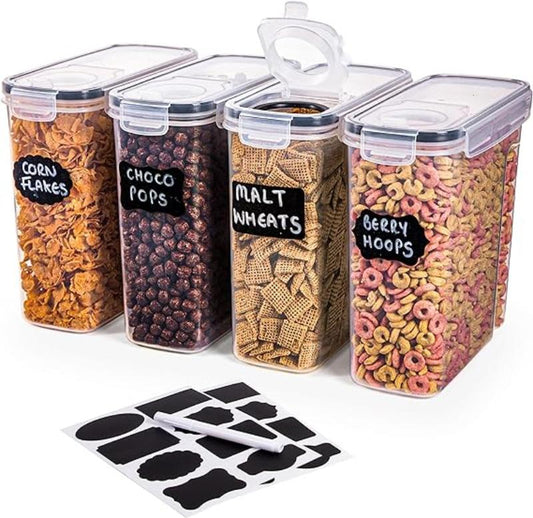 4-Piece Airtight Food Storage Container Set, Nuovva